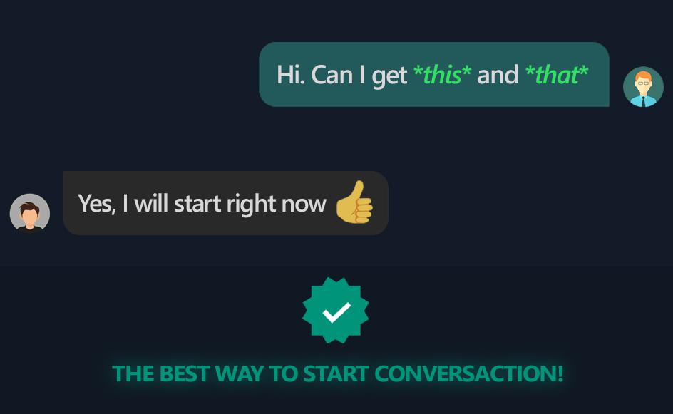 good way
